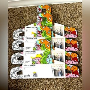 IKEA cardboard hangers Vanskaplig. 4 sets of 3. 12 hangers total